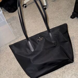 kate spade Kitt Nylon Tote Bag Black